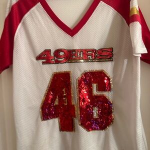 Pink Jersey 49ers bling